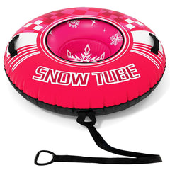 42" Heavy-duty Inflatable Snow Tube with Detachable Tow Strap