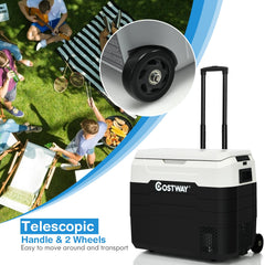 42 QT Portable Dual-Zone Car Refrigerator