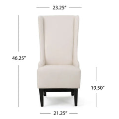 Alight Upholstered Dining Chair With High Back And Birch Wood Legs (Set of 2)