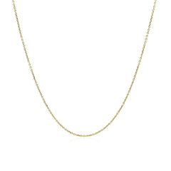 10k Yellow Gold Cable Link Chain (0.50 mm)