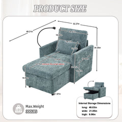 Multifunctional Recliner Sofa With Storage And Phone Bracket