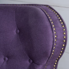 Beacon Accented Push Back Recliner Chair with Rolled Arms Plum