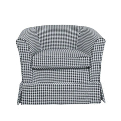 Zeniqua Upholstered Swivel Chair With Loose Cover