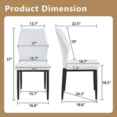 Dining Chairs With Shell Pattern, Comfort And Style