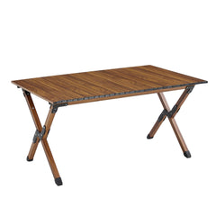 Lightweight Aluminum Roll-Up Rectangular Outdoor Table