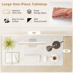 47” x 24” Universal Tabletop for Standard and Standing Desk Frame
