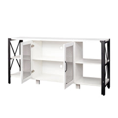 Industrial TV Stand for Living Room and Bedroom