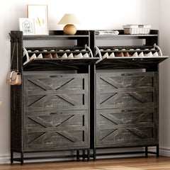 Shoe Cabinet Entry Home Shoe Cabinet Grey