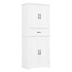Bathroom Storage Cabinet With Multifunctional Storage Space, Drawer With Slide Rails, Adjustable Shelf