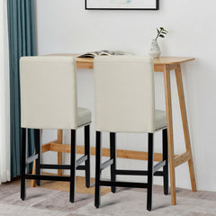 25 Inch Kitchen Chairs w/ Rubber Wood Legs