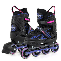 4 Sizes Adjustable Blade Roller with Light-up Wheels for Youth