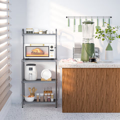 4-Tier Baker’s Rack Stand Shelves Kitchen Storage Rack Organizer