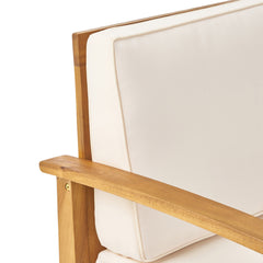 The Aurland™ Slatted Acacia Club Chair (Set of 2)