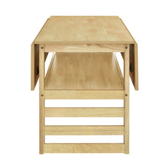 TOPMAX Modern 5-Piece Extendable Wood Dining Table Set