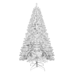 7ft White Christmas Tree with Memory Wire and 1064 Tips