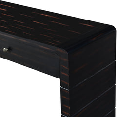 Curved Console Table with Storage