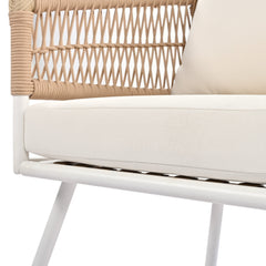 K&K 4-Piece Boho Rope Patio Furniture Set