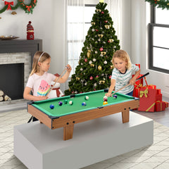 4-in-1 Combo Game Table Set Foosball Table with Billiards and Hockey