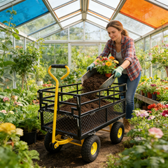 Wagon Cart Garden Cart Trucks Make Transporting Firewood Easier