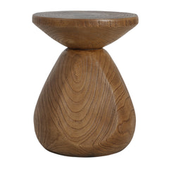 Patti Outdoor Patio MGO Wood Side Table