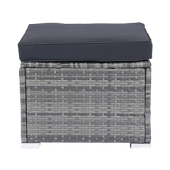 8 Piece Patio Sectional Wicker Rattan Outdoor Sofa Set with Storage Box