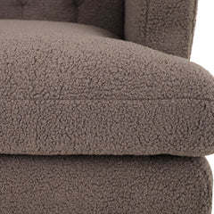 Modern Upholstered Accent Chair Tufted Armchair