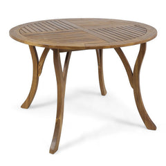 Outdoor Dining Set – Acacia Wood Hermosa Table & Wicker Chairs