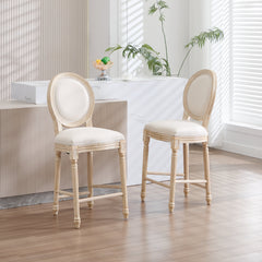 French Country 26'' Height Bar Chairs Set of 2
