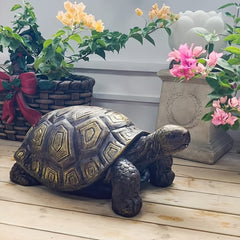 21.3' Large Realistic Resin Turtle Statue