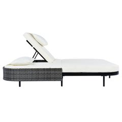 TREXM Outdoor Daybed with Adjustable Backrest