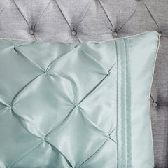 7 Piece Tufted Comforter Set Seafoam King