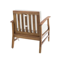 The Aurland™ Slatted Acacia Club Chair (Set of 2)