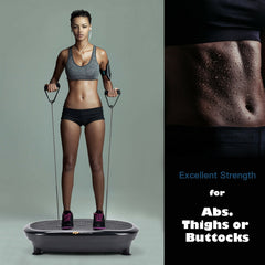 Mini Vibration Body Fitness Platform with Loop Bands