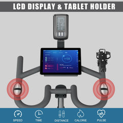 Magnetic Exercise Bike with Adjustable Seat and Handle