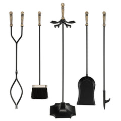 31 Inch 5 Pieces Hearth Fireplace Fire Tools Set
