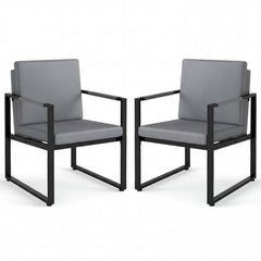 5 Pieces Living Room Set with 2 Accent Chairs and 2 Coffee Tables