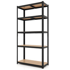 5-Tier Heavy Duty Metal Shelving Unit with 2000 LBS Total Load Capacity