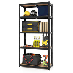 5-Tier Heavy Duty Metal Shelving Unit with 2000 LBS Total Load Capacity