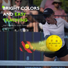 Outdoor Practice Pickleballs - Yellow