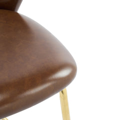 Kira Indoor Upholstered Bar Stool Set of 2