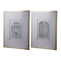 The Grand Portal™ Duo — Architectural Pencil Art Prints