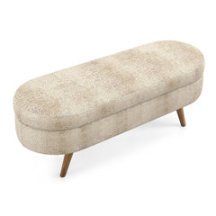 Modern Ottoman Storage Bench Upholstered Seat