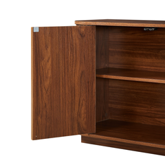 wave pattern sideboard storage cabinet