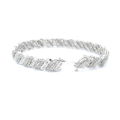 5.00ct Diamond Tennis Bracelet 10KT White Gold