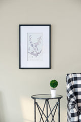 Verdura Botanica: Four-Print Houseplant Pencil Art Set