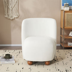 Modern Low Back Accent Upholstered Armless Living Room Chairs
