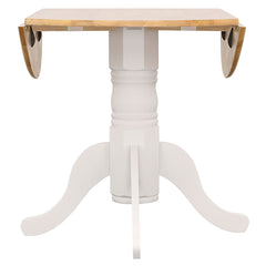 Greer Natural Brown And White 5-Piece Dining Set