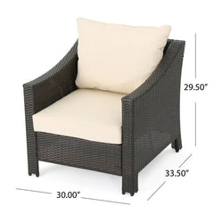 Antibes Armchair With Water Resistant Cushions