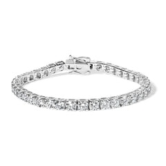 14K White Gold 2.00 Cttw Prong Set Lab Grown Round Diamond Classic Tennis Bracelet (F-G Color, VS2-SI1 Clarity) - 7.25"