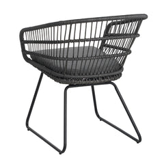7-Piece Outdoor Wicker Dining Set for 6